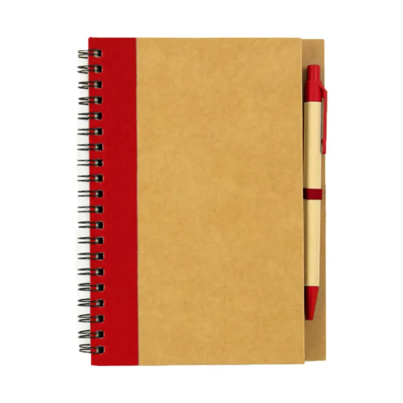 Anotador Spiral 60 hojas, espiral metálico personalizado con logo empresa - Merchandising corporativo Chile