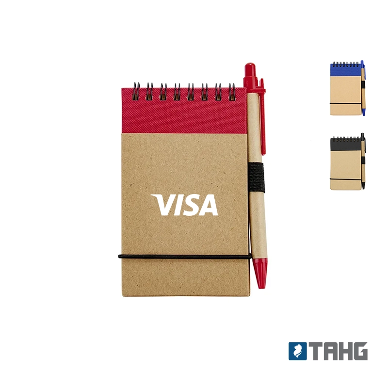 Anotador Vertical 50 hojas rayadas personalizado con logo empresa - Merchandising corporativo Chile