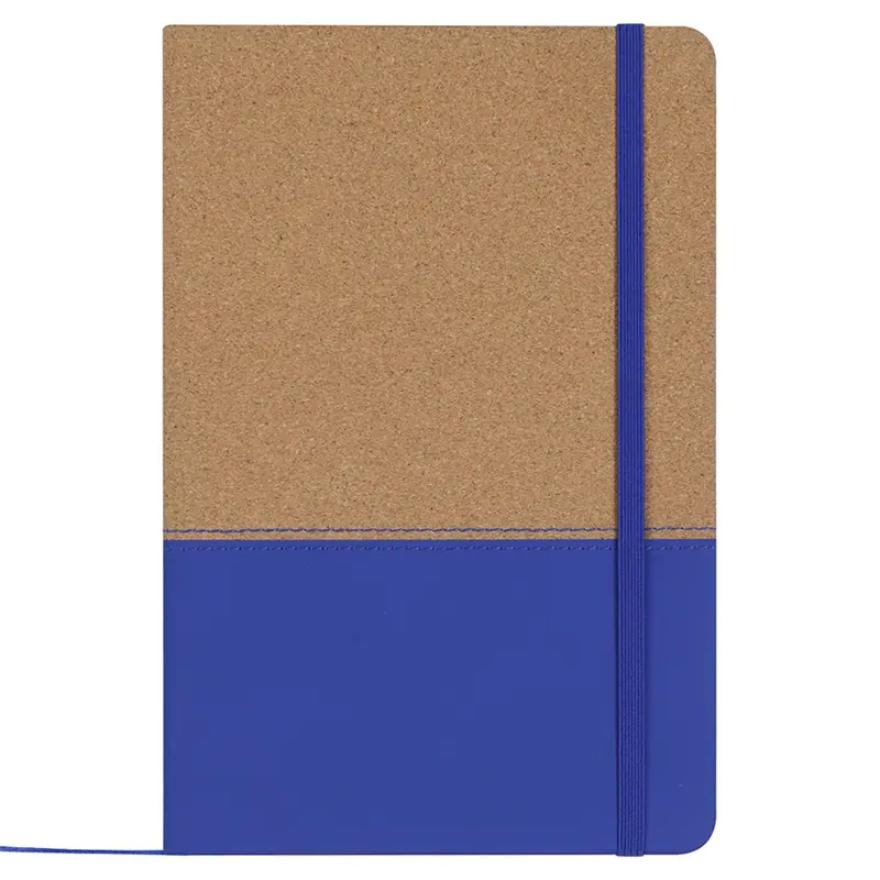 Cuaderno Boober corcho y PU, 80 hojas personalizado con logo empresa - Merchandising corporativo Chile