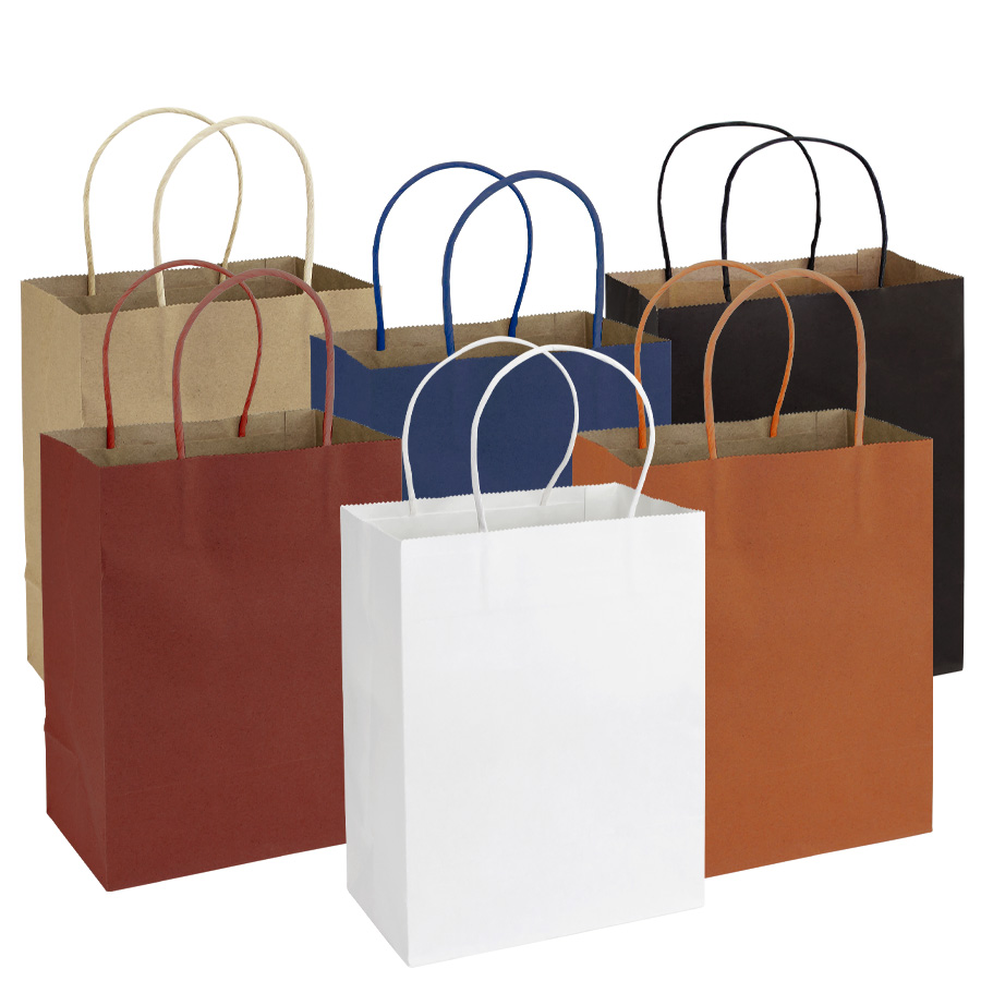 Bolsa De Papel 120g/M2 2 kg papel kraft personalizado con logo empresa - Bolsas de Papel corporativo Chile