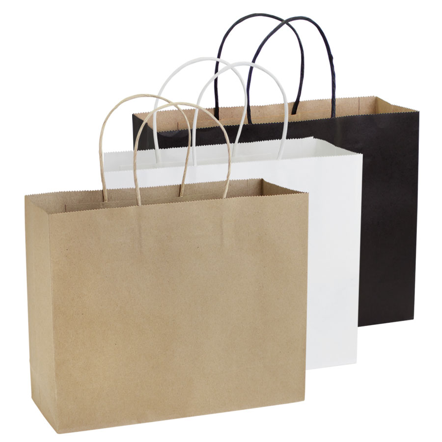Bolsa De Papel 120g/M2 3 Kg papel Kraft personalizado con logo empresa - Bolsas de Papel corporativo Chile
