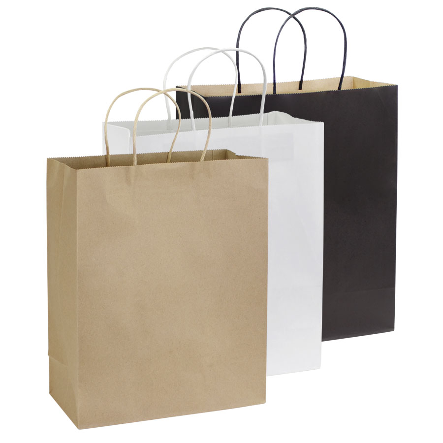 Bolsa De Papel 120g/M2 4 Kg papel kraft personalizado con logo empresa - Bolsas de Papel corporativo Chile