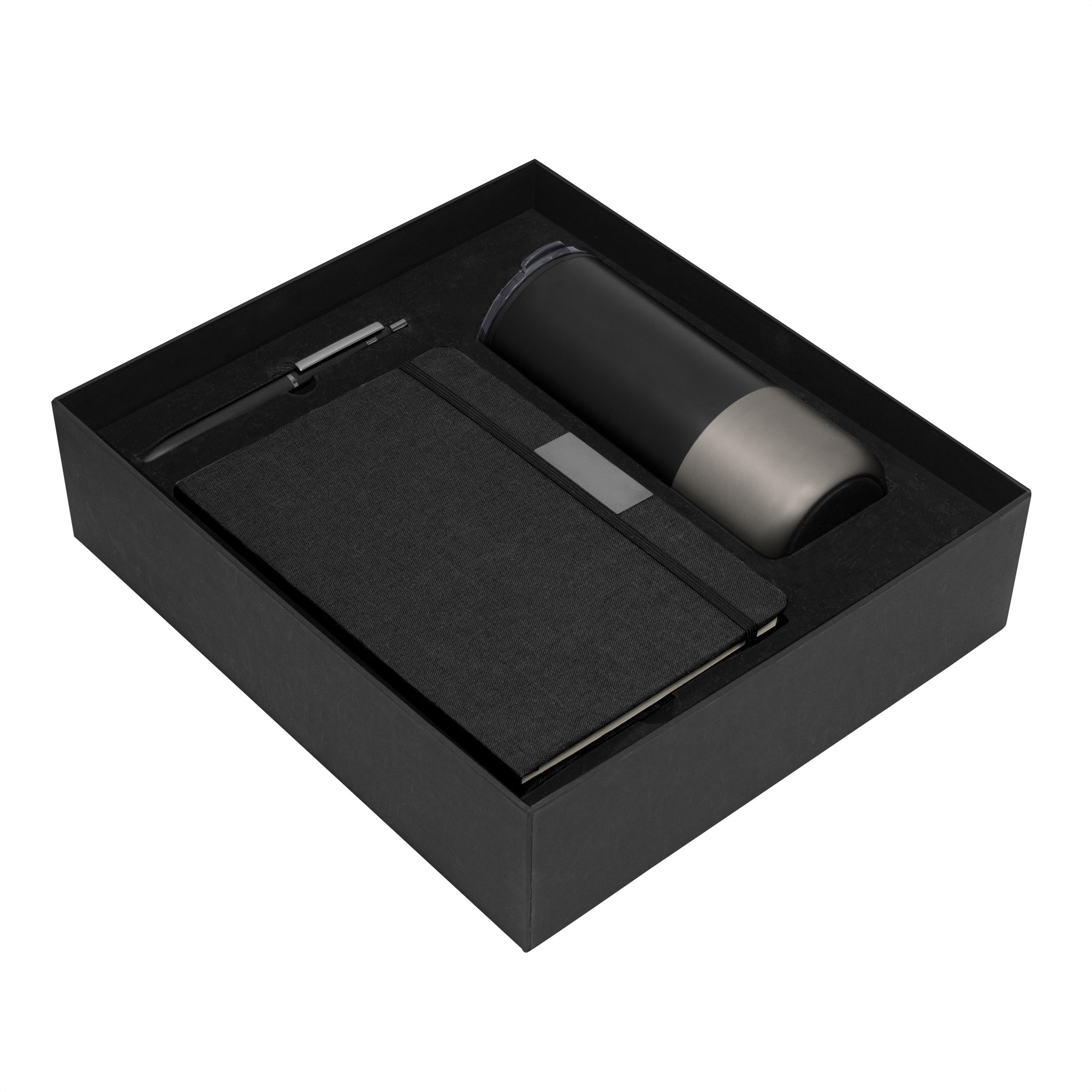 Set Ejecutivo Moon Box 450 ml metal personalizado con logo empresa - Kits de Escritura corporativo Chile